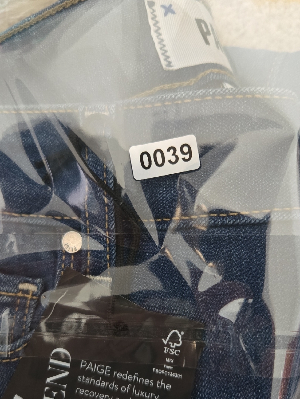 NWT Paige Women's Indigo Stretch High-rise Skinny Jeans - Classic Fit  Womens 27 - Picture 8 of 9